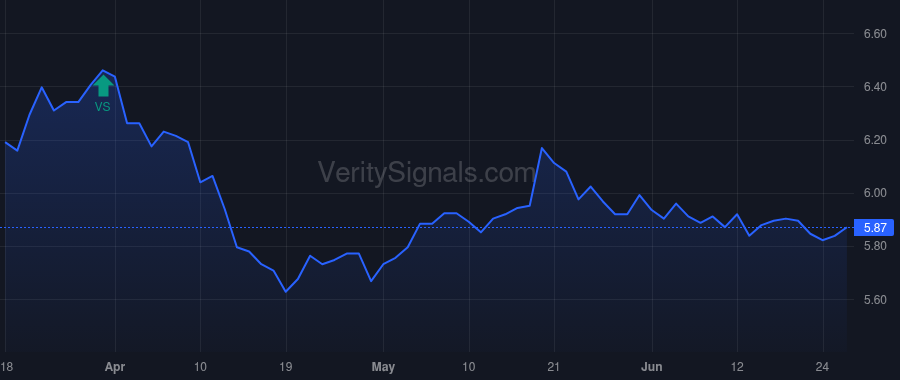 BIGZ price after insider trade by Saba Capital Management, L.P.