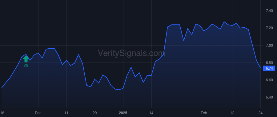 BIGZ price after insider trade by Saba Capital Management, L.P.