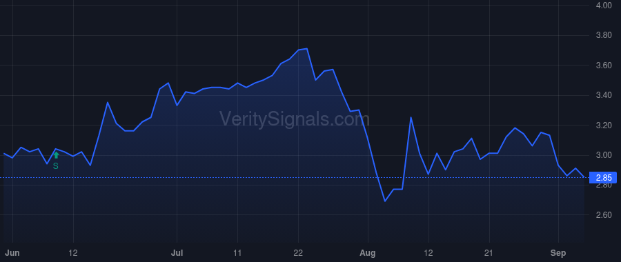 BLDE price after insider trade by Borthwick John