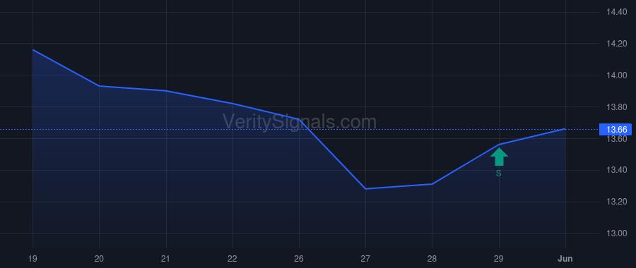 BSM price after insider trade by DeWalch D Mark
