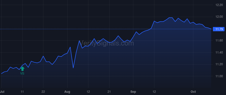 MIO price after insider trade by Saba Capital Management, L.P.