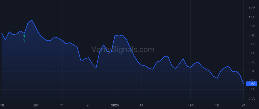 OCGN price after insider trade by Castillo Kirsten