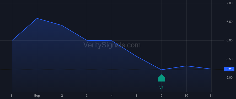 SLNG price after insider trade by KUNTZ EDWARD L