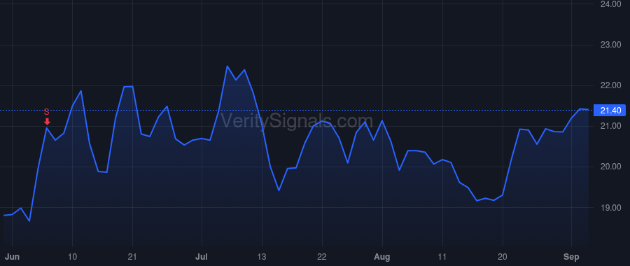 SUMO price after insider trade by Sayar Ramin